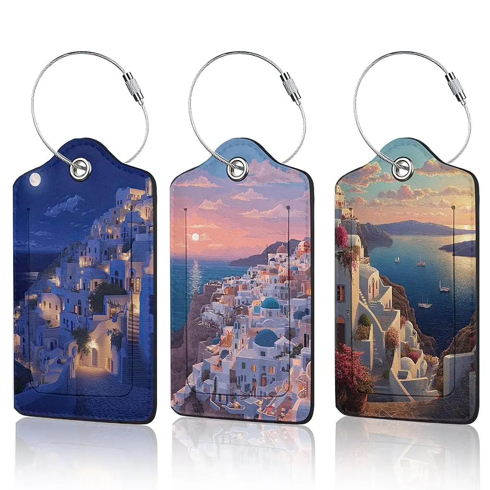 Free ShippingSantorini Sunset Landscape Luggage Tag for Suitcase,Design with Privacy Flap Name ID Label Metal Loop, 3 Pack
Free ShippingSantorini Sunset Landscape Luggage Tag for Suitcase,Design with Privacy Flap Name ID Label Metal Loop, 3 Pack