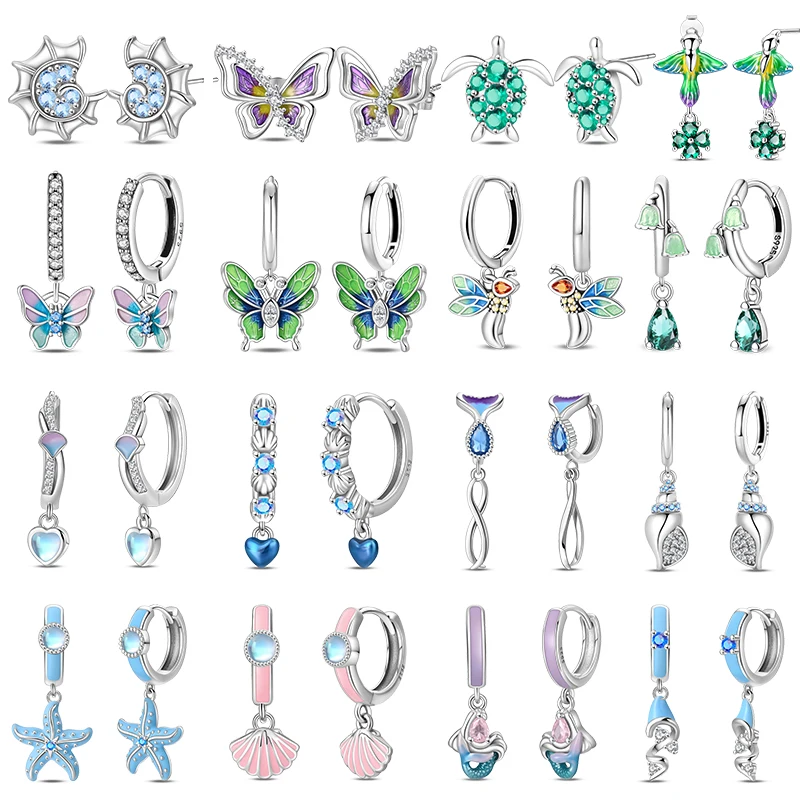2025 Stud Earrings For Women 925 Sterling Silver Colorful Starfish Shell Sparkling Butterfly Luxury Fine Jewelry Girl's Earrings
2025 Stud Earrings For Women 925 Sterling Silver Colorful Starfish Shell Sparkling Butterfly Luxury Fine Jewelry Girl's Earrings