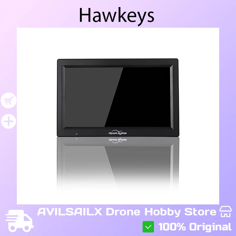 10.2 Inch FPV Monitor Dual Diversity Receiver 1024x600 HD LCD 5.8G 40CH HDMI DVR 1000Lux IPS Screen for Drone Racing
10.2 Inch FPV Monitor Dual Diversity Receiver 1024x600 HD LCD 5.8G 40CH HDMI DVR 1000Lux IPS Screen for Drone Racing
