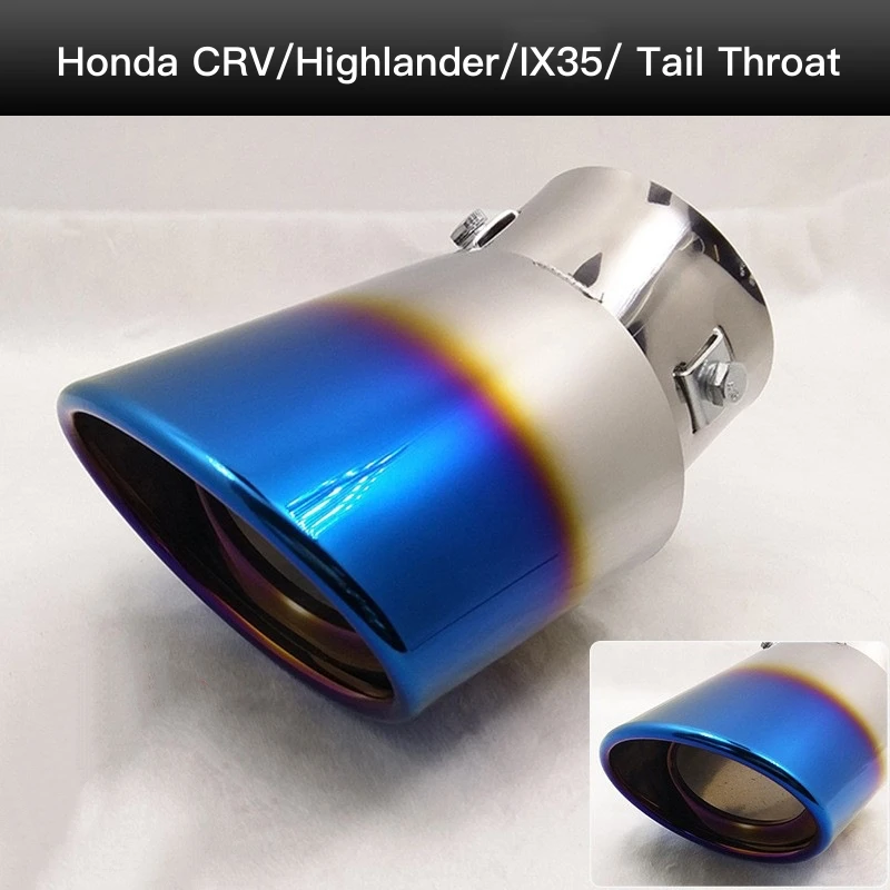 76/145mm Tail Throat Decorative Exhaust Pipe For Honda Crv/Highlander/Ix35 Modified Supplies Exhaust Pipe Modification
76/145mm Tail Throat Decorative Exhaust Pipe For Honda Crv/Highlander/Ix35 Modified Supplies Exhaust Pipe Modification
