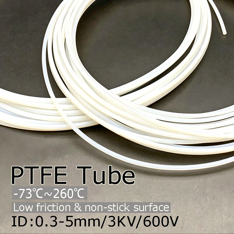 Food grade PTFE capillary Tube ID 0.3mm~5mm white wear-resistant used for laboratory trace liquid transportation 1/2/3/5/10M
Food grade PTFE capillary Tube ID 0.3mm~5mm white wear-resistant used for laboratory trace liquid transportation 1/2/3/5/10M