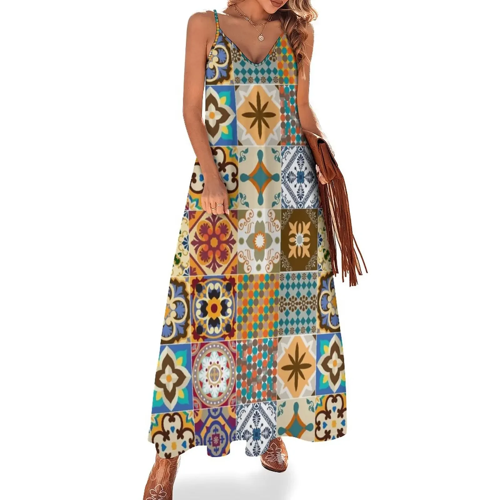 traditional portuguese tiles ''azulejo português'' Sleeveless Dress purple dress woman dress
traditional portuguese tiles ''azulejo português'' Sleeveless Dress purple dress woman dress