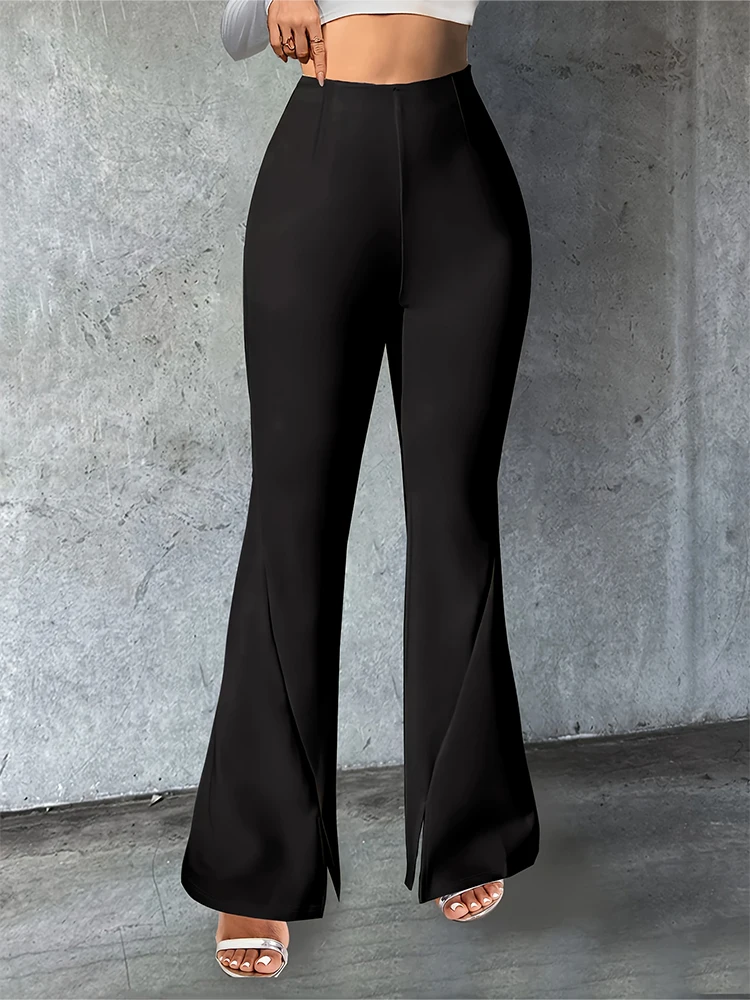 2024 Spring/Summer New Women's Plus Size Flip Flops Flared Pants Waisted Slit Pants 80's Party Yoga Pants
2024 Spring/Summer New Women's Plus Size Flip Flops Flared Pants Waisted Slit Pants 80's Party Yoga Pants