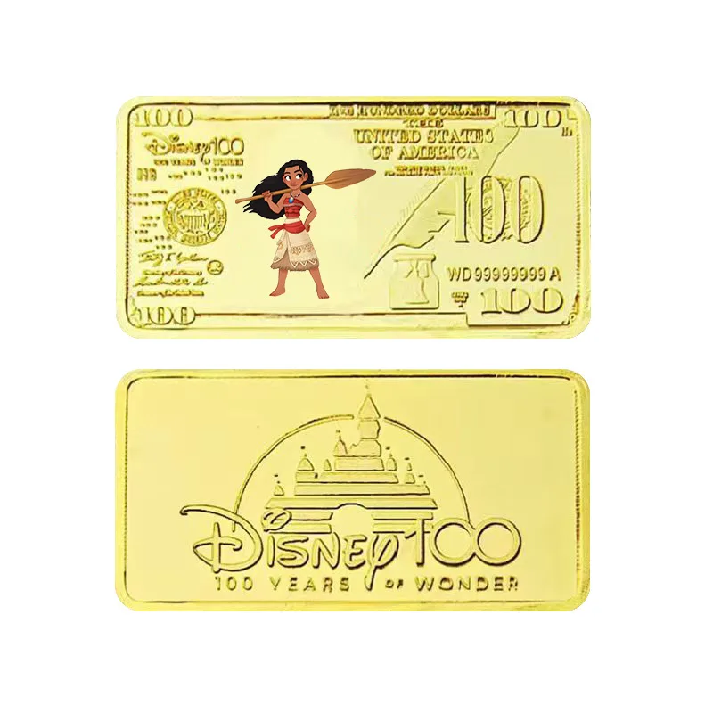 4 models Disney Ocean Romance commemorative coin Moana Mao Yi USD square coin anime peripheral toy gift metal square card
4 models Disney Ocean Romance commemorative coin Moana Mao Yi USD square coin anime peripheral toy gift metal square card