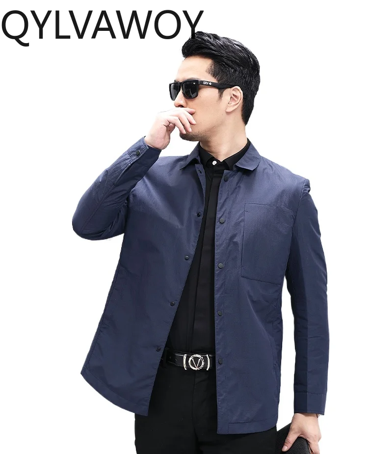 QYLVAWOY 100% Polyamide 2025 Men's Jacket Dad's Outfit Top Spring Autumn Lightweight Middle-Youth Lapel Casual Outerwear LJ2180
QYLVAWOY 100% Polyamide 2025 Men's Jacket Dad's Outfit Top Spring Autumn Lightweight Middle-Youth Lapel Casual Outerwear LJ2180