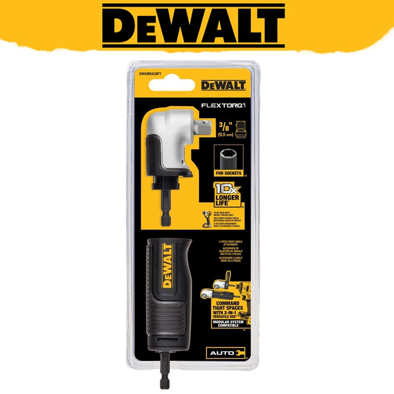 DEWALT DWAMRA38FT-A9 FLEXTORQ Square Right Angle Drive Accessory, 3/8 Inch Parts
DEWALT DWAMRA38FT-A9 FLEXTORQ Square Right Angle Drive Accessory, 3/8 Inch Parts