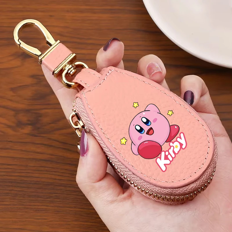 Kirbys Woman Car Key Pouch Cartoon Kawaii Key Bag Multi-function Simple Mini Purse Female Fashion Cute Keychain Storage Bag Gift
Kirbys Woman Car Key Pouch Cartoon Kawaii Key Bag Multi-function Simple Mini Purse Female Fashion Cute Keychain Storage Bag Gift