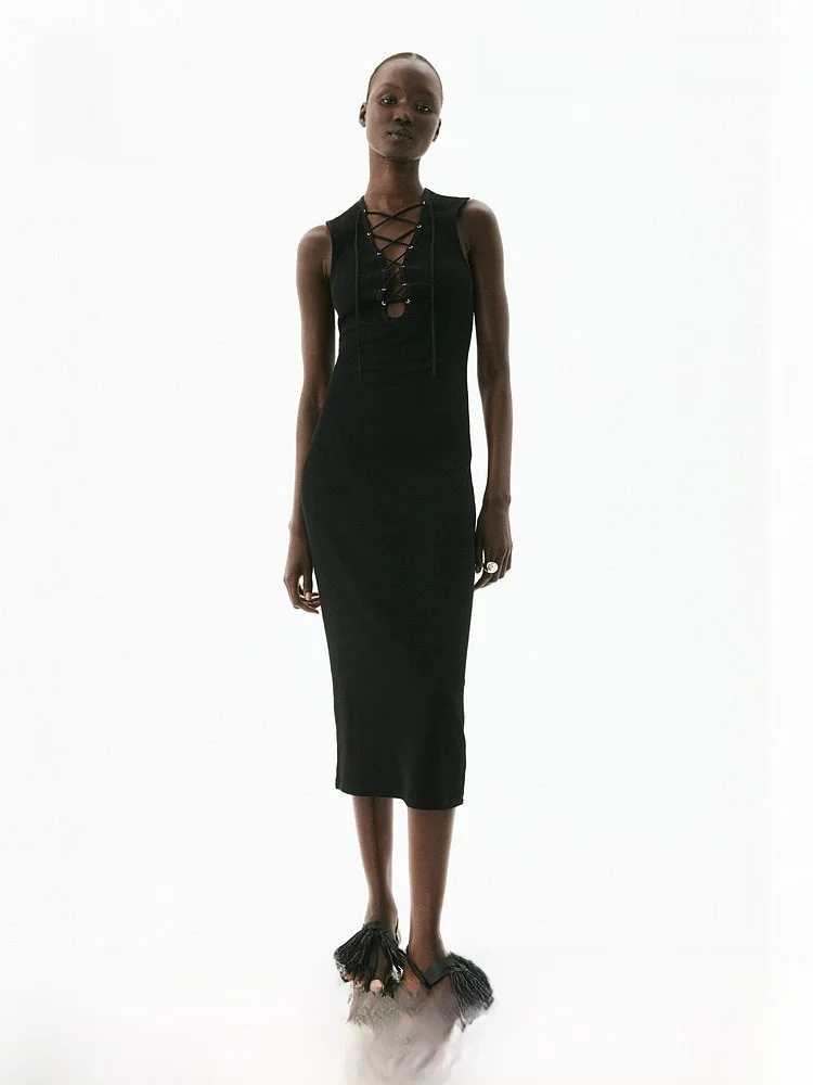 Fashionable Casual Decorative Ribbed Belted Summer Dress Elegant Midi Skirt Tight Fit Long Sleeve Polyester Viscose Spandex
Fashionable Casual Decorative Ribbed Belted Summer Dress Elegant Midi Skirt Tight Fit Long Sleeve Polyester Viscose Spandex