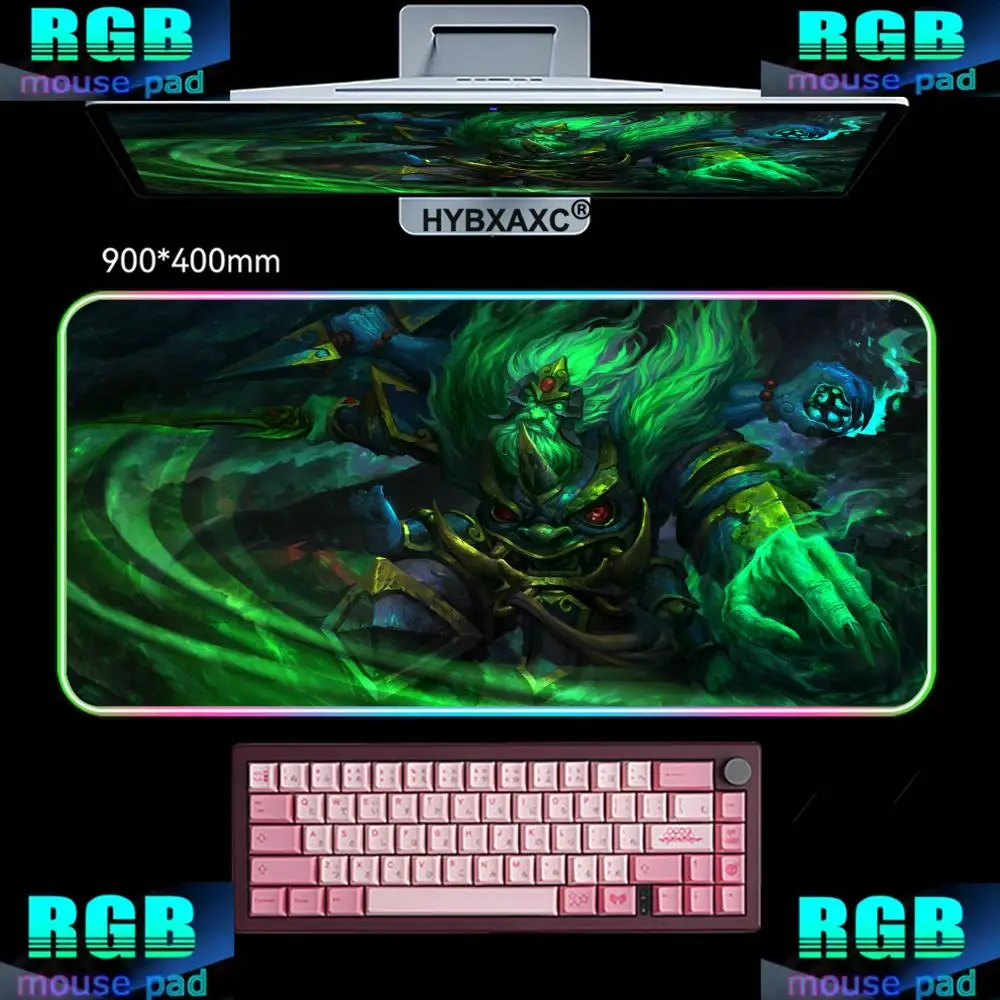 900X400MM HYBXAXC Mouse Pad RGB Gaming Mouse Pad Mat HD Gamer Large LED Light XXL Witch Doctor Wraith King Zeus RGB Mouse Pad
900X400MM HYBXAXC Mouse Pad RGB Gaming Mouse Pad Mat HD Gamer Large LED Light XXL Witch Doctor Wraith King Zeus RGB Mouse Pad