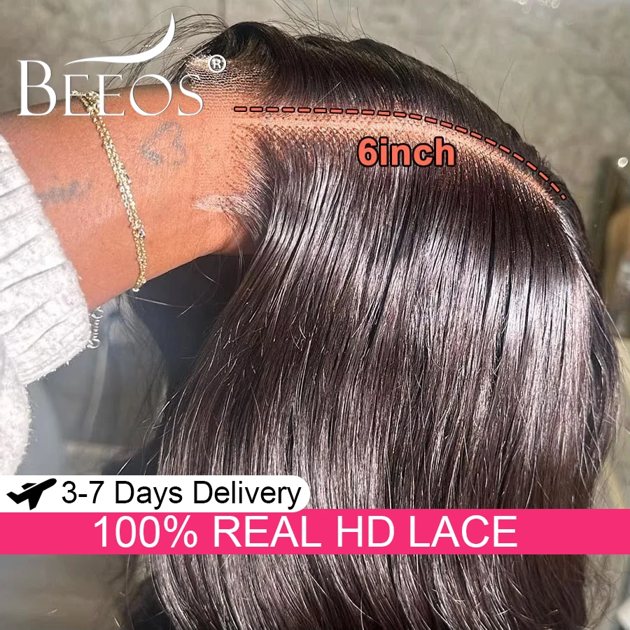 34 inch Glueless 2x6 Real HD Lace Closure Wigs 250% Human Hair Ready To Wear Body Wave Brazilian Hair Deep Parting Pre Plucked
34 inch Glueless 2x6 Real HD Lace Closure Wigs 250% Human Hair Ready To Wear Body Wave Brazilian Hair Deep Parting Pre Plucked