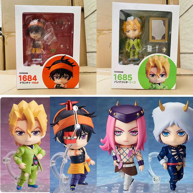 Anime Jojo Bizarre Adventures #2027 Weather Report #1684 Narancia Ghirga #1685 Pannacotta Fugo Action Figures movable PVC Toys
Anime Jojo Bizarre Adventures #2027 Weather Report #1684 Narancia Ghirga #1685 Pannacotta Fugo Action Figures movable PVC Toys