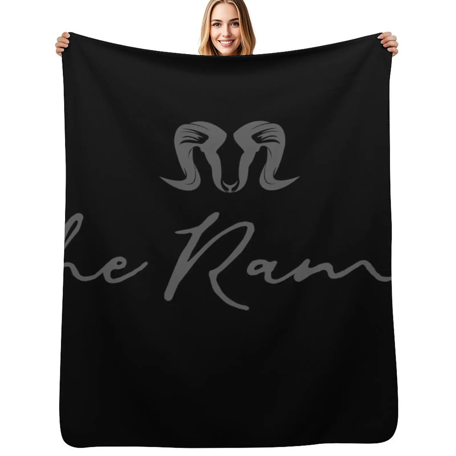 Rams Throw Blanket Air Conditioner Soft Blanket for Office Home
Rams Throw Blanket Air Conditioner Soft Blanket for Office Home