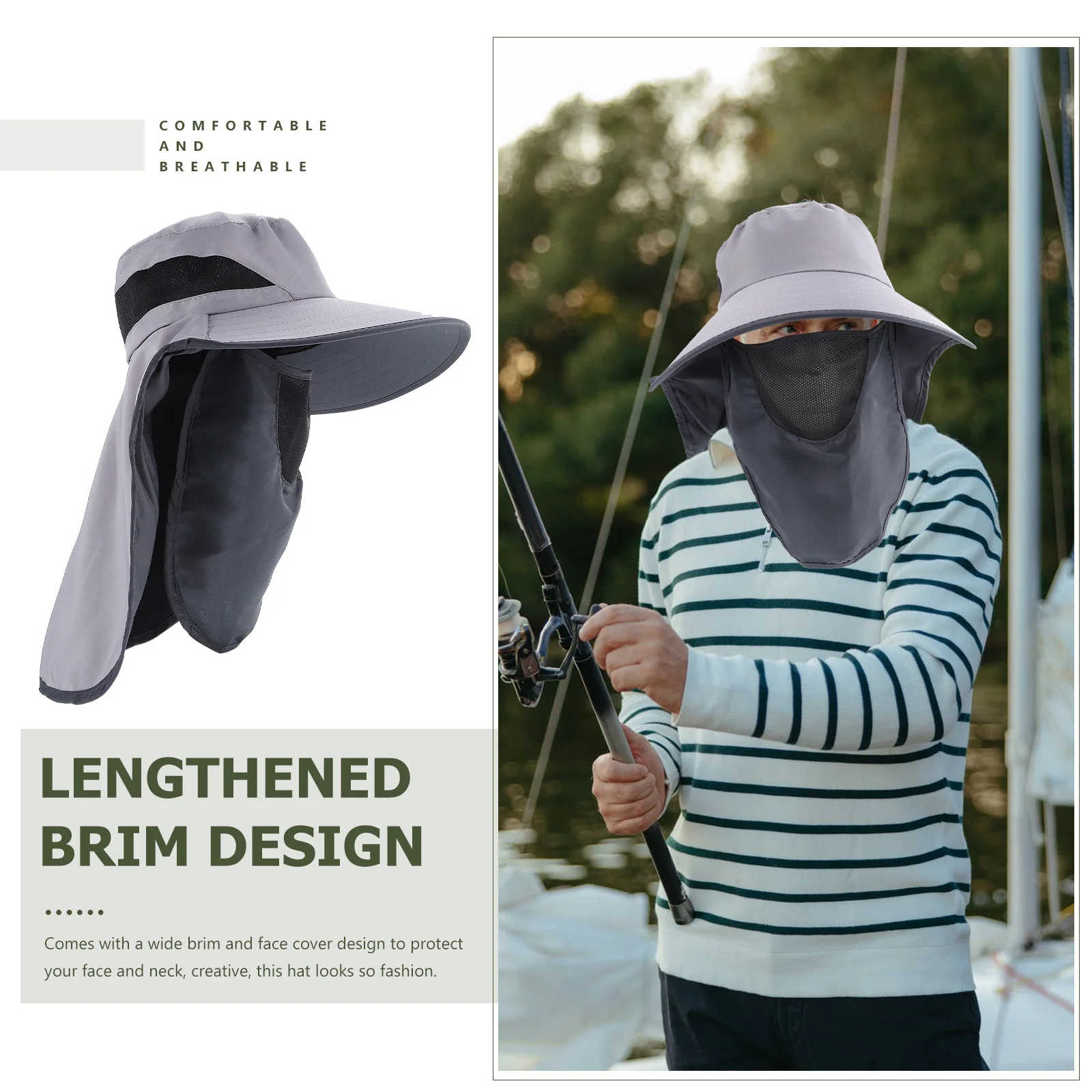 Waterproof Sun Protection Hat Comfortable Cotton Fishing Cap Wide Brim Summer Hat Exquisite Design For Outdoor Adventures
Waterproof Sun Protection Hat Comfortable Cotton Fishing Cap Wide Brim Summer Hat Exquisite Design For Outdoor Adventures