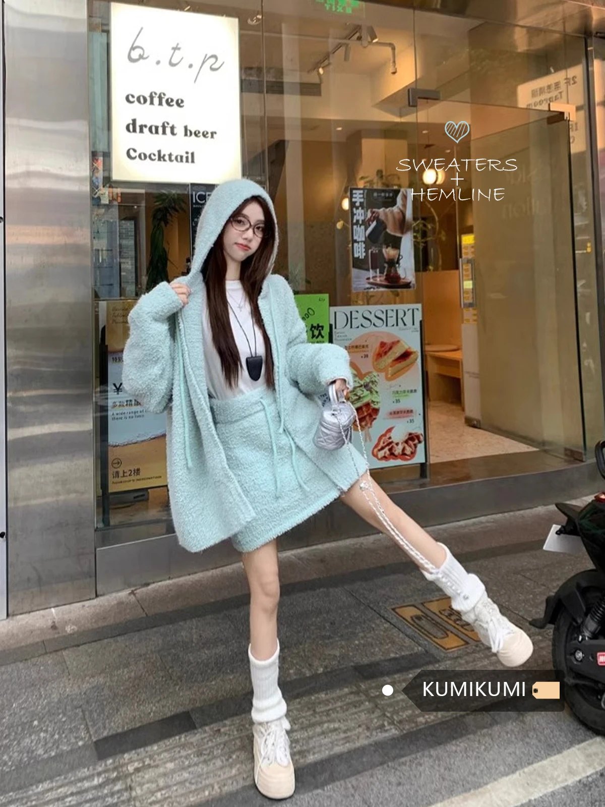 Simple Casual Knitted Two Piece Skirt Sets Autumn New Hooded Long Sleeve Loose Cardigans + High Waist A Line Mini Skirt Outfits
Simple Casual Knitted Two Piece Skirt Sets Autumn New Hooded Long Sleeve Loose Cardigans + High Waist A Line Mini Skirt Outfits