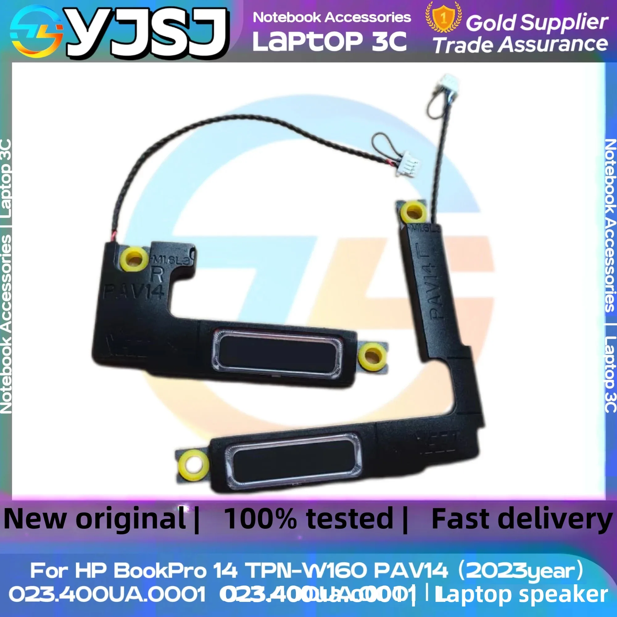 New GENUINE Original Laptop Speaker For HP StarBookPro 14-EW 14-EY TPN-W160 PAV14 2023h built-in speaker horn aud 023.400UA.0001
New GENUINE Original Laptop Speaker For HP StarBookPro 14-EW 14-EY TPN-W160 PAV14 2023h built-in speaker horn aud 023.400UA.0001