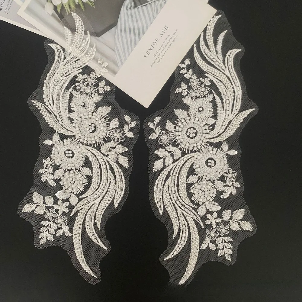 Fashion Mesh Three-dimensional Bead Sequin Lace Decal DIY Wedding Dress Dress Women's Vest Children's Clothing Accessories
Fashion Mesh Three-dimensional Bead Sequin Lace Decal DIY Wedding Dress Dress Women's Vest Children's Clothing Accessories