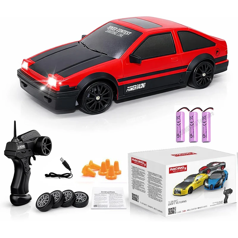 2.4G High speed Drift Rc Car With LED Light 4WD RC Drift Car Toy AE86 Professional Racing Toy for Kids Children Adults Gifts
2.4G High speed Drift Rc Car With LED Light 4WD RC Drift Car Toy AE86 Professional Racing Toy for Kids Children Adults Gifts