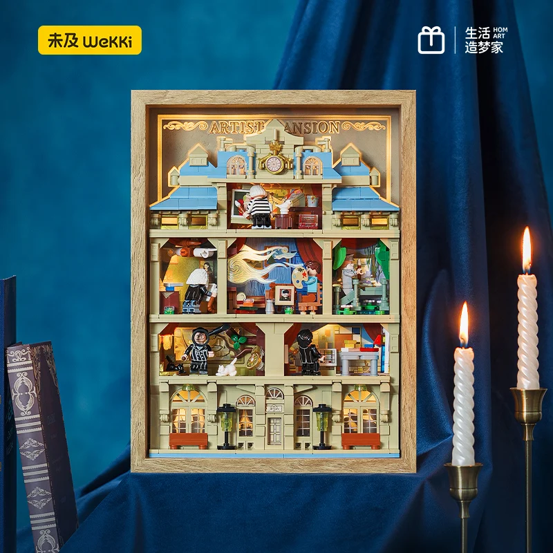 Художественная квартира DIY деревянная фоторамка блок живописи студия миниатюрная мебель со светодиодной мини-изысканная кирпичная игрушка подарок для взрослых
Художественная квартира DIY деревянная фоторамка блок живописи студия миниатюрная мебель со светодиодной мини-изысканная кирпичная игрушка подарок для взрослых