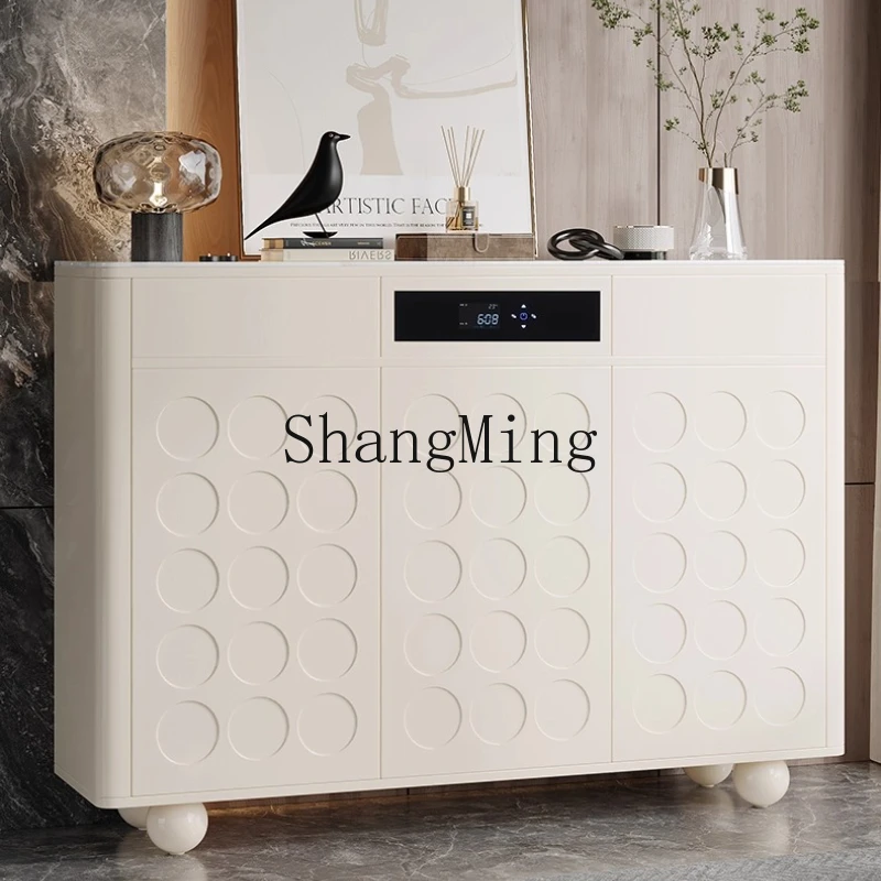SM new disinfection shoe cabinet cream wind advanced feeling living room entrance integrated locker
SM new disinfection shoe cabinet cream wind advanced feeling living room entrance integrated locker