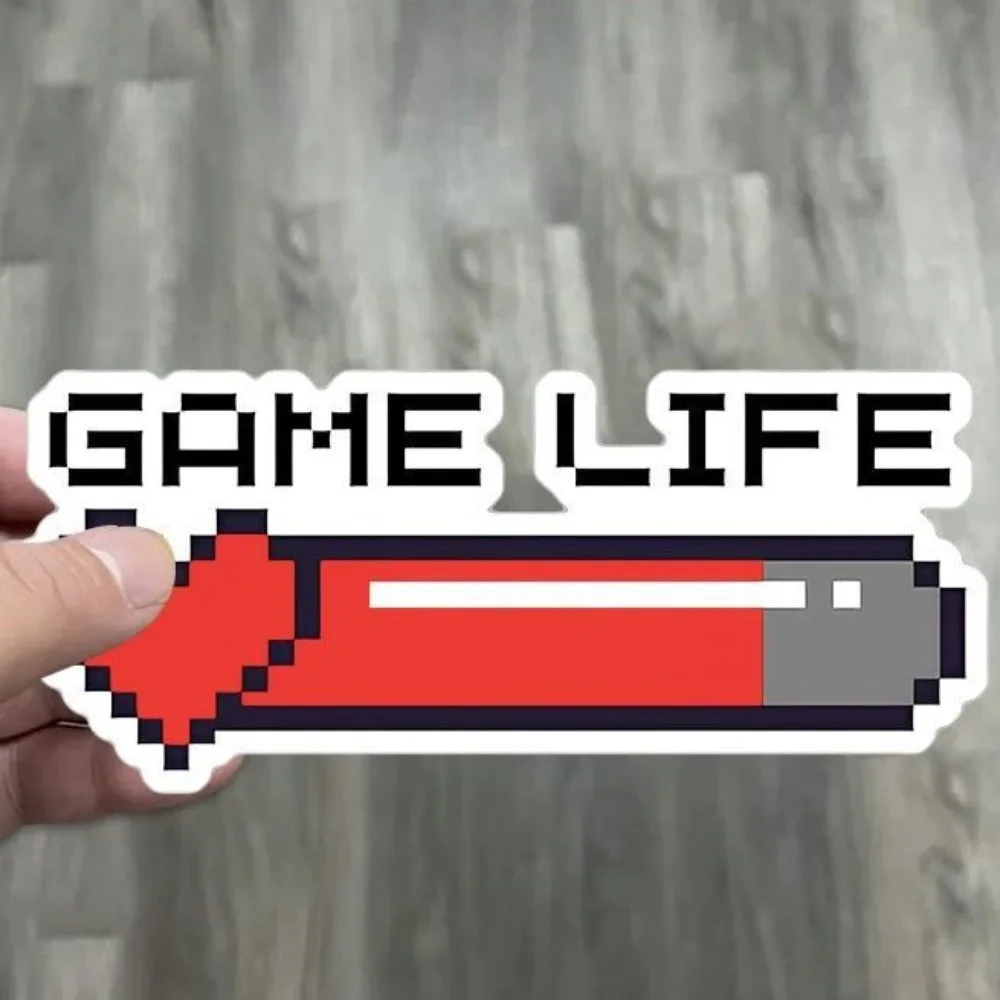 1Pc HP Game Life Pixel Style Vinyl Sticker Creative Decal for Car Body Window
1Pc HP Game Life Pixel Style Vinyl Sticker Creative Decal for Car Body Window