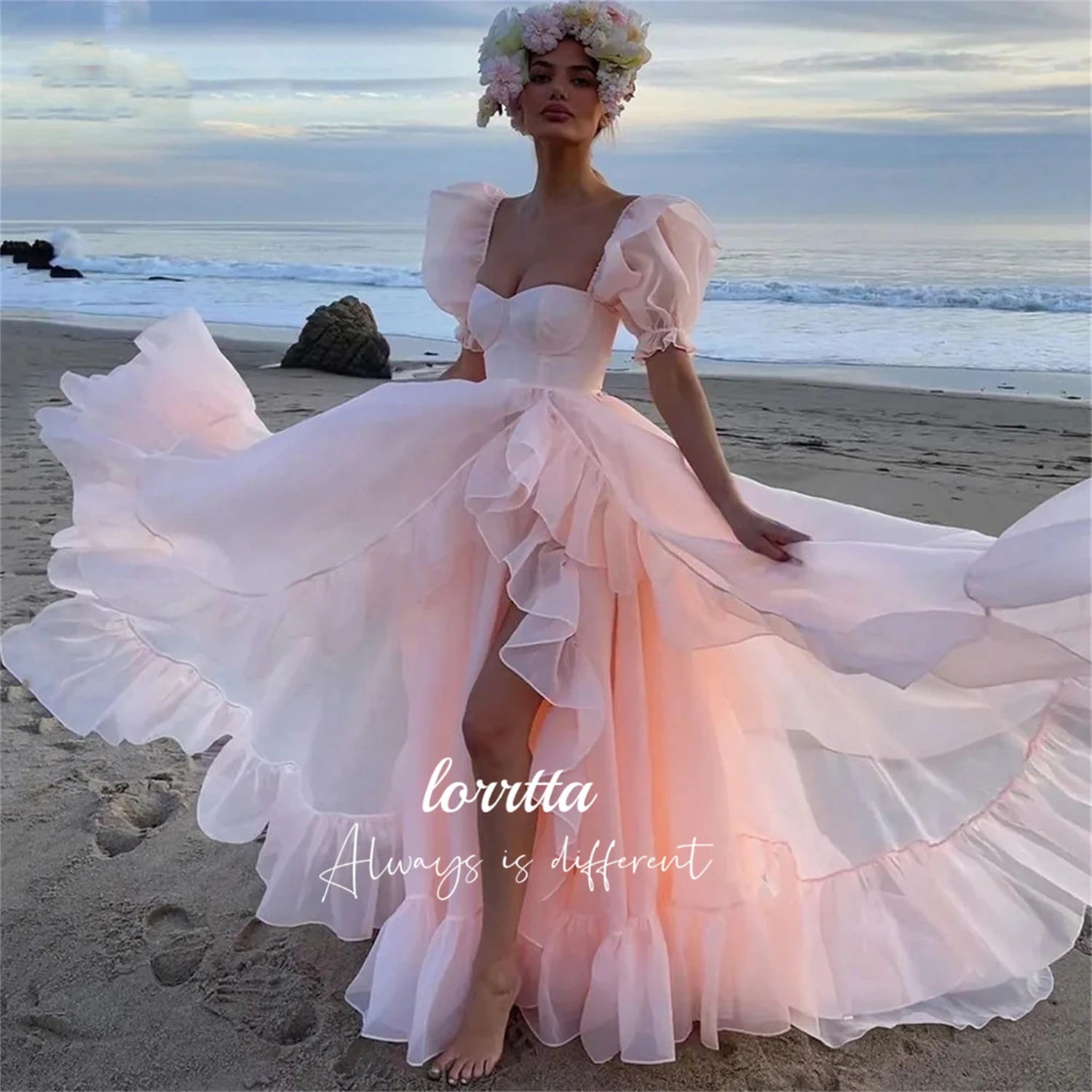 Lorrtta Elegant Fairy Skirt Beach Birthday Dress Pink Organza Wedding Party Formal Occasion Dresses Special Events Graduation
Lorrtta Elegant Fairy Skirt Beach Birthday Dress Pink Organza Wedding Party Formal Occasion Dresses Special Events Graduation