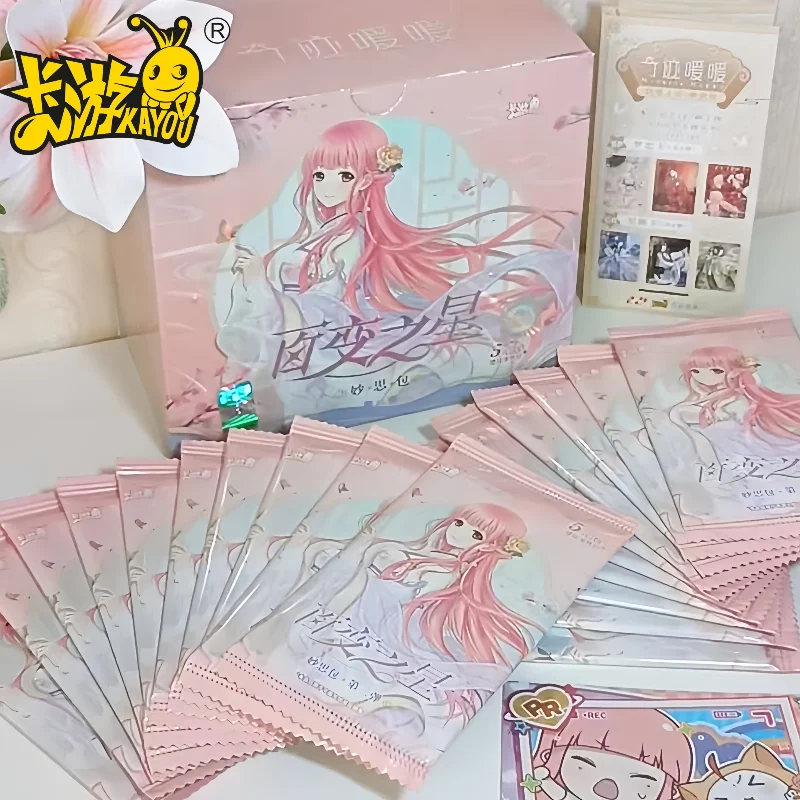 KAYOU натуральные чудесные карты Nikki, разнообразные звезды Wonder Pack, аниме, периферийные коллекционные карты, игрушки для девочек, подарки
KAYOU натуральные чудесные карты Nikki, разнообразные звезды Wonder Pack, аниме, периферийные коллекционные карты, игрушки для девочек, подарки