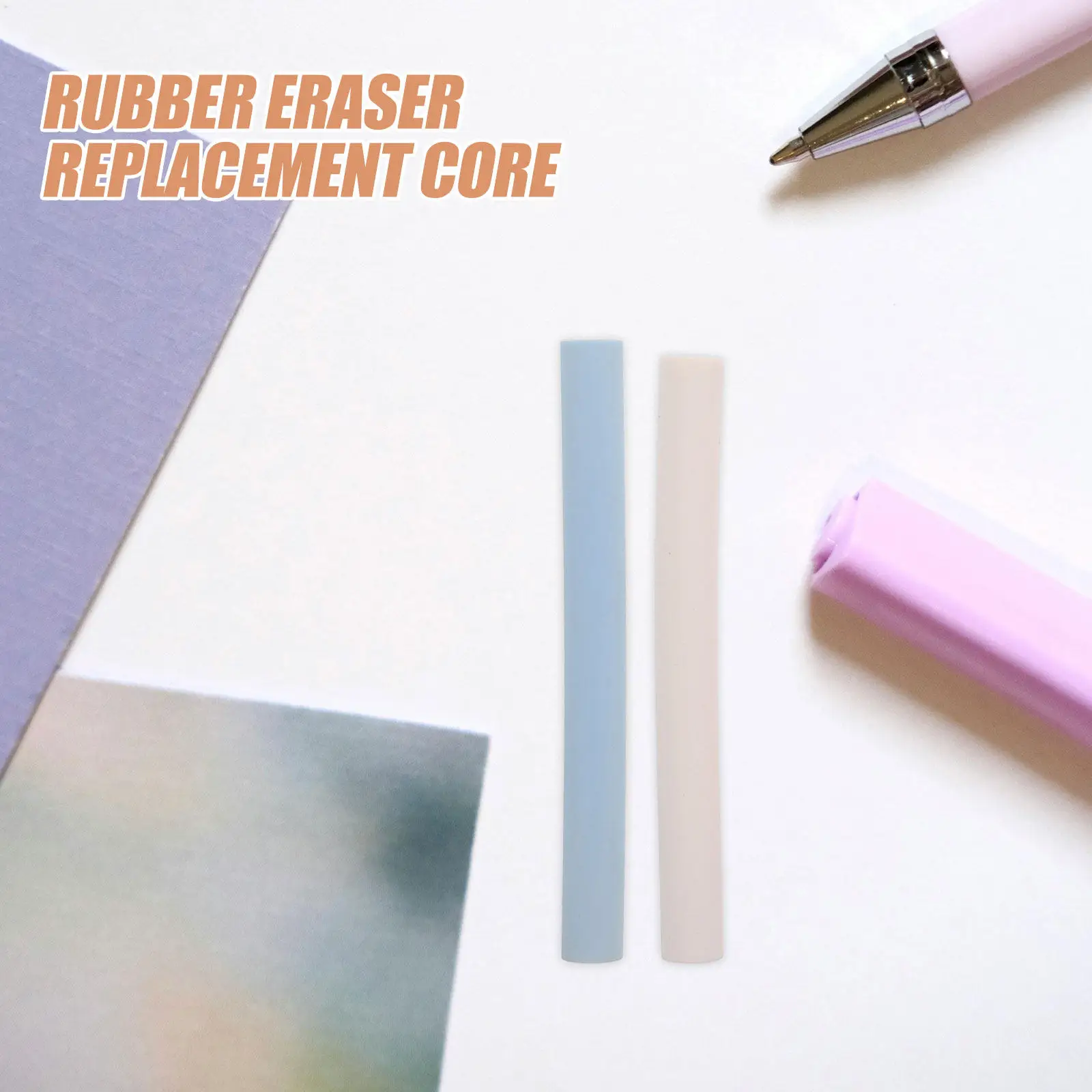 40Pcs Mechanical Pencil Eraser Refills Cylinder Slim Fine Tip Precision Drafting Eraser Refill Sticks for Sketching Drawing
40Pcs Mechanical Pencil Eraser Refills Cylinder Slim Fine Tip Precision Drafting Eraser Refill Sticks for Sketching Drawing