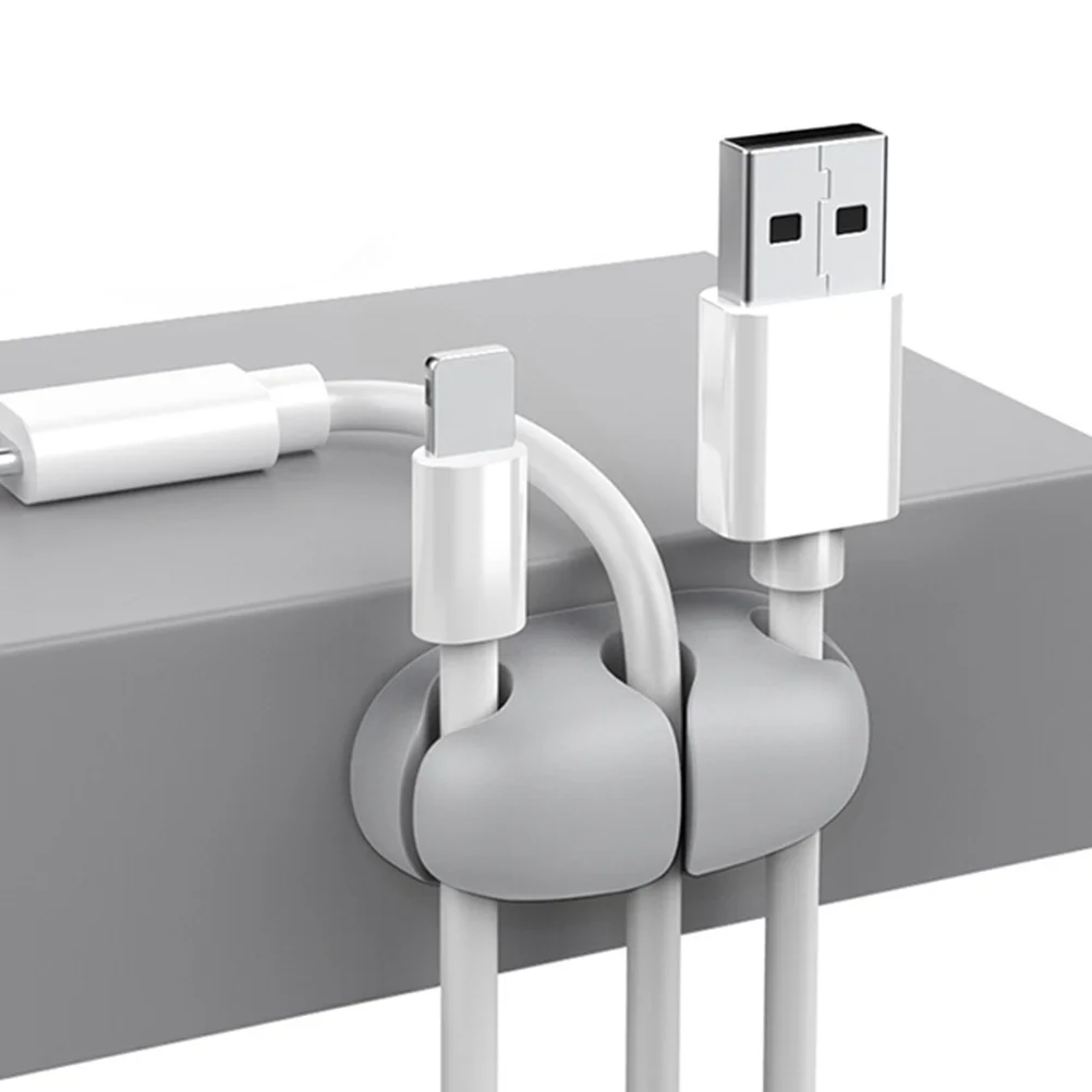 6Pcs Cable Management Clips Adhesive Cord Organizer for USB Charging Cords Headphone Wire Holder Compact Design
6Pcs Cable Management Clips Adhesive Cord Organizer for USB Charging Cords Headphone Wire Holder Compact Design