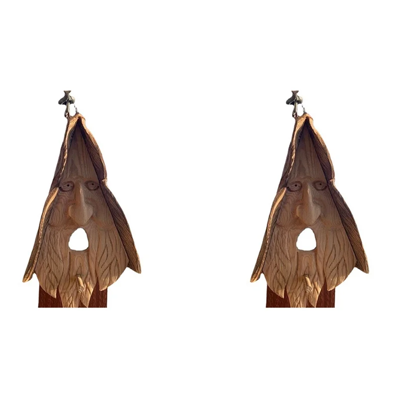 ABFI 2X Bird Feeder Yard Decoration Birdhouse Old Man's Head Pendant On The Resin Handicraft Pendant
ABFI 2X Bird Feeder Yard Decoration Birdhouse Old Man's Head Pendant On The Resin Handicraft Pendant