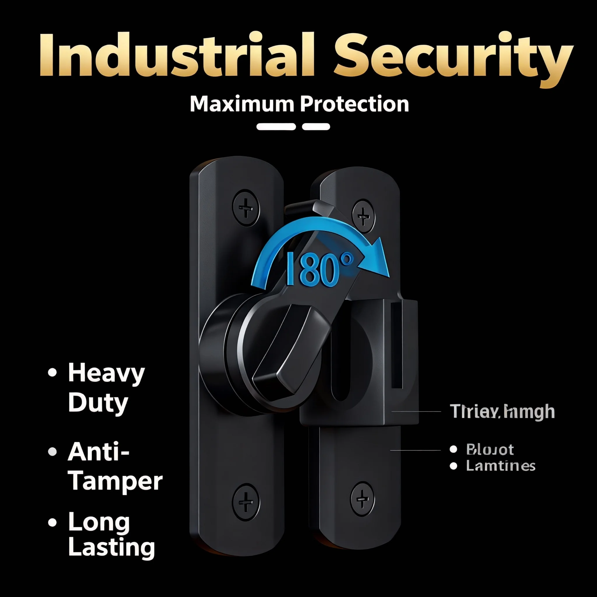 No-Drill Bolt Latch & Sliding Door Lock Catch - Surface-Mounted Bathroom/Hotel/Anti-Theft Door Fastener
No-Drill Bolt Latch & Sliding Door Lock Catch - Surface-Mounted Bathroom/Hotel/Anti-Theft Door Fastener