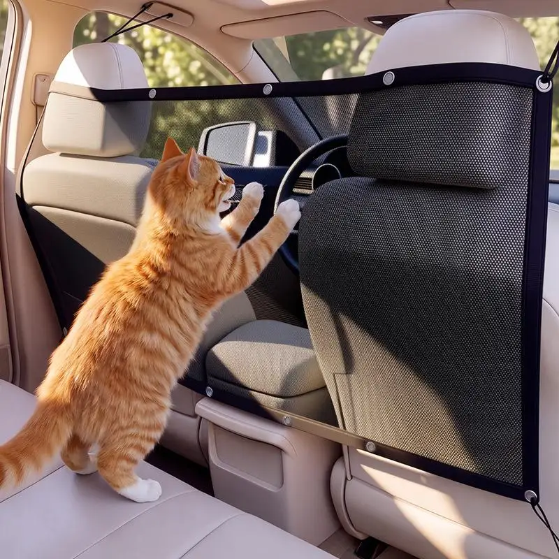 Car Pet Isolation Net Car Accessory Pet Dog Barrier Vehicle Safety Net Car Backseat Divider Anti Distraction Ventilated Mesh
Car Pet Isolation Net Car Accessory Pet Dog Barrier Vehicle Safety Net Car Backseat Divider Anti Distraction Ventilated Mesh