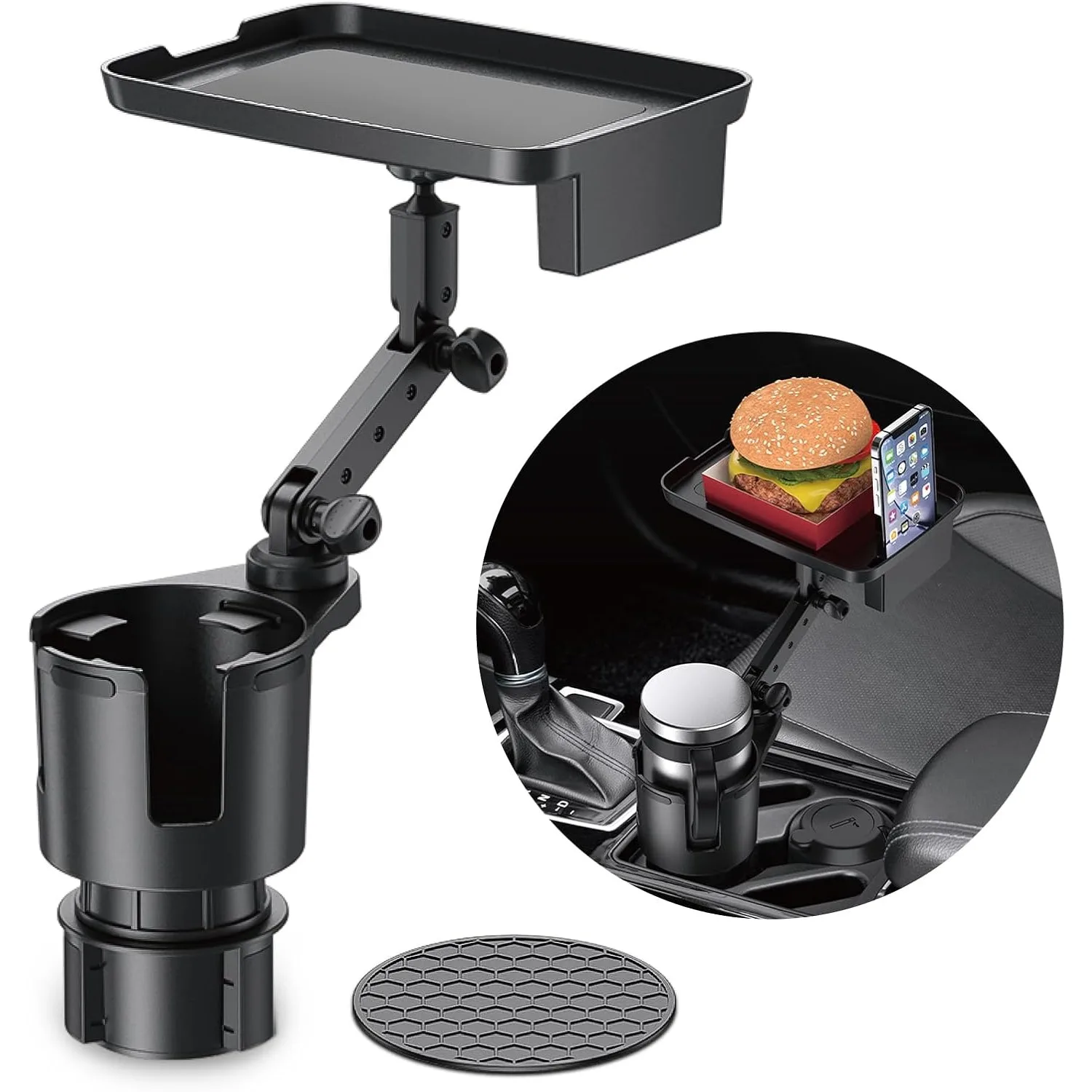 Nilight Cup Holder Expander for Car,Upgraded Car Cup Holder Expander Adapter with Offset Adjustable Base and 8" Tray Yeti
Nilight Cup Holder Expander for Car,Upgraded Car Cup Holder Expander Adapter with Offset Adjustable Base and 8" Tray Yeti