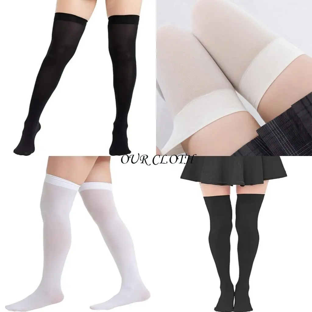 Women's Thigh High Stockings Solid Color Over the Knee Socks Long Tube Socks Y1AC
Women's Thigh High Stockings Solid Color Over the Knee Socks Long Tube Socks Y1AC