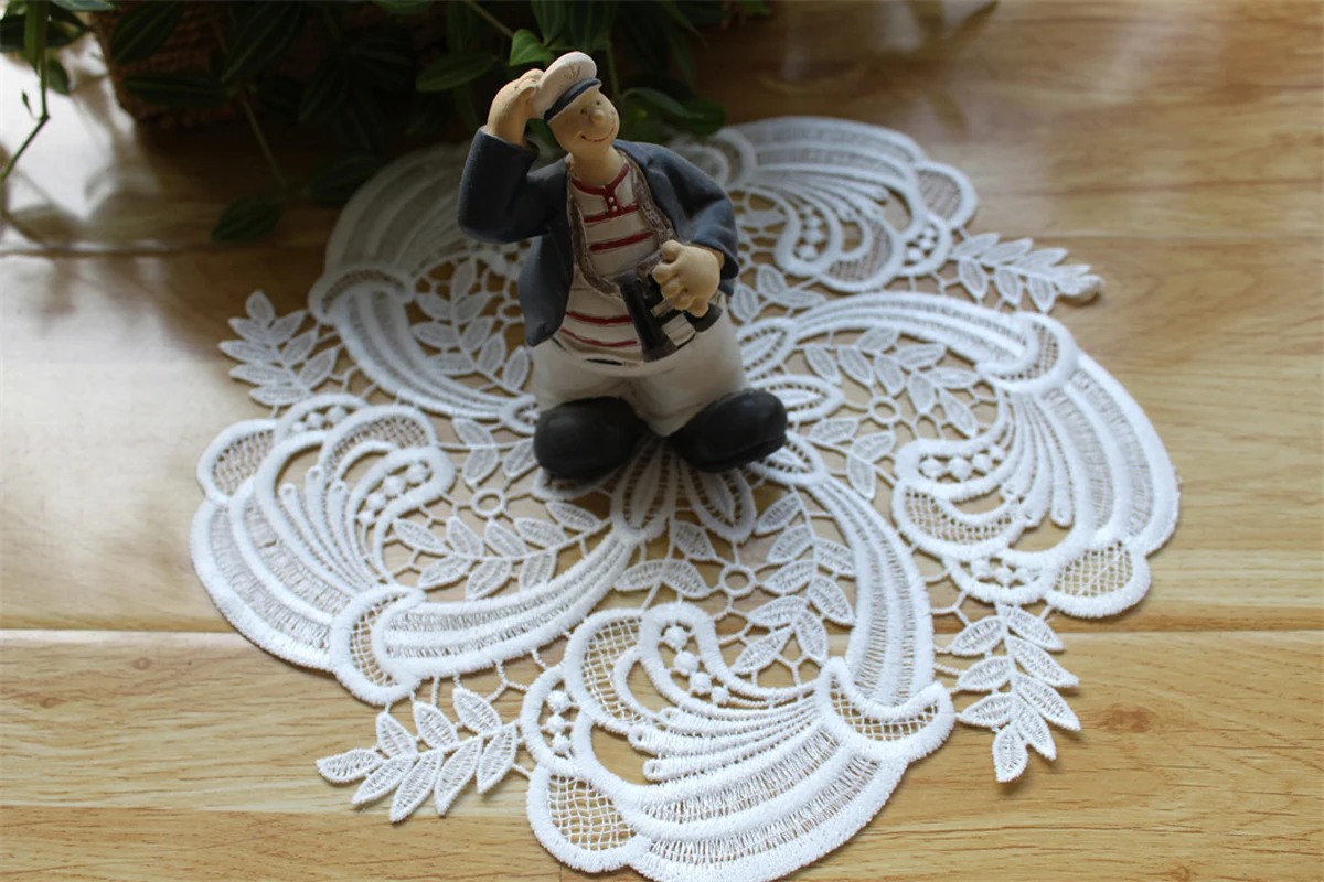 European Lace Hollow out Fabric Table Cushion Plate Cushion Round Bowl Cushion Vase Accessories Cushion Coffee Fine Cup Cushion
European Lace Hollow out Fabric Table Cushion Plate Cushion Round Bowl Cushion Vase Accessories Cushion Coffee Fine Cup Cushion