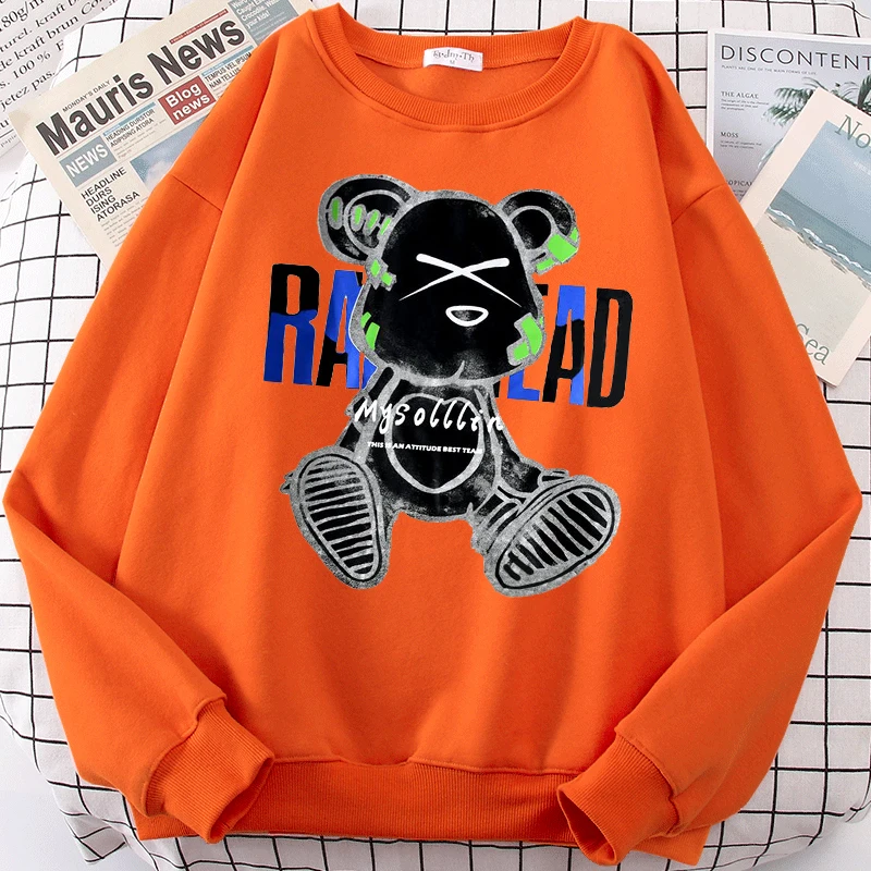 Trend Casual Woman Pullover Kawaii Animal Bear Printing Hoodies Comfortable All-Math Sweatshirt Crewneck Loose Female Clothes
Trend Casual Woman Pullover Kawaii Animal Bear Printing Hoodies Comfortable All-Math Sweatshirt Crewneck Loose Female Clothes