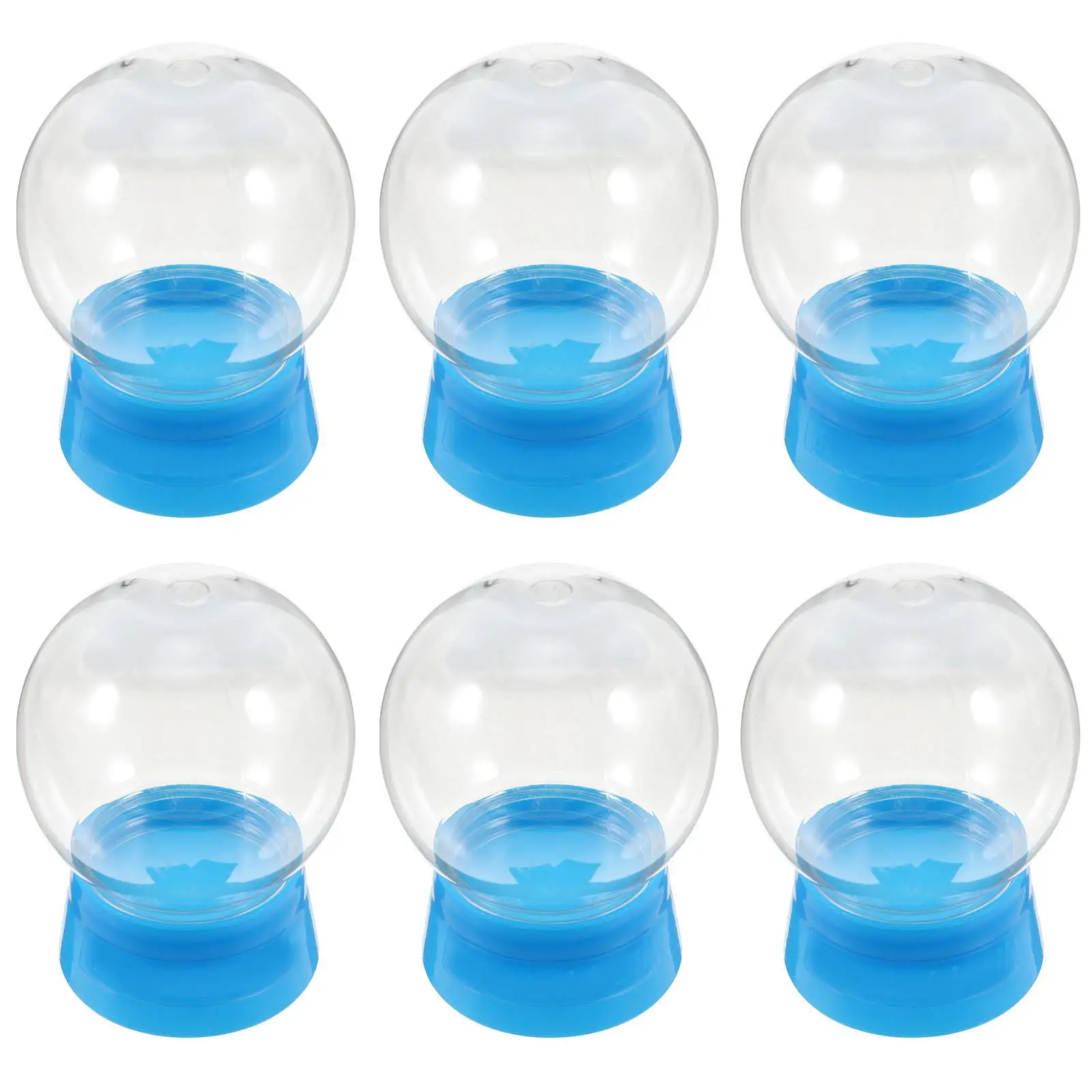6 Pcs Christmas Snow Globe Empty DIY Spherical Plastic Globes for Kids Blue Crafts Child
6 Pcs Christmas Snow Globe Empty DIY Spherical Plastic Globes for Kids Blue Crafts Child