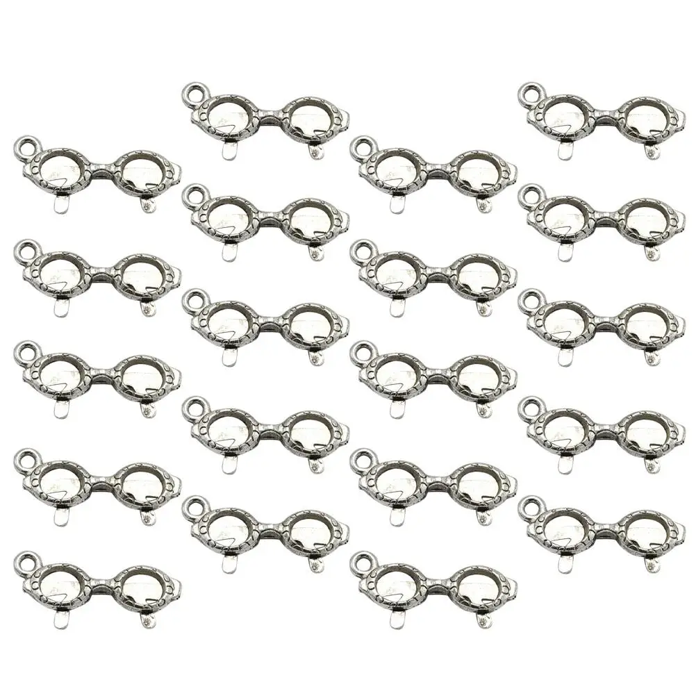 20pcs Eyeglasses Pendant Charm Sterling Silver Color Jewelry Making DIY Accessories Necklace Bracelet Earrings Project Decor
20pcs Eyeglasses Pendant Charm Sterling Silver Color Jewelry Making DIY Accessories Necklace Bracelet Earrings Project Decor