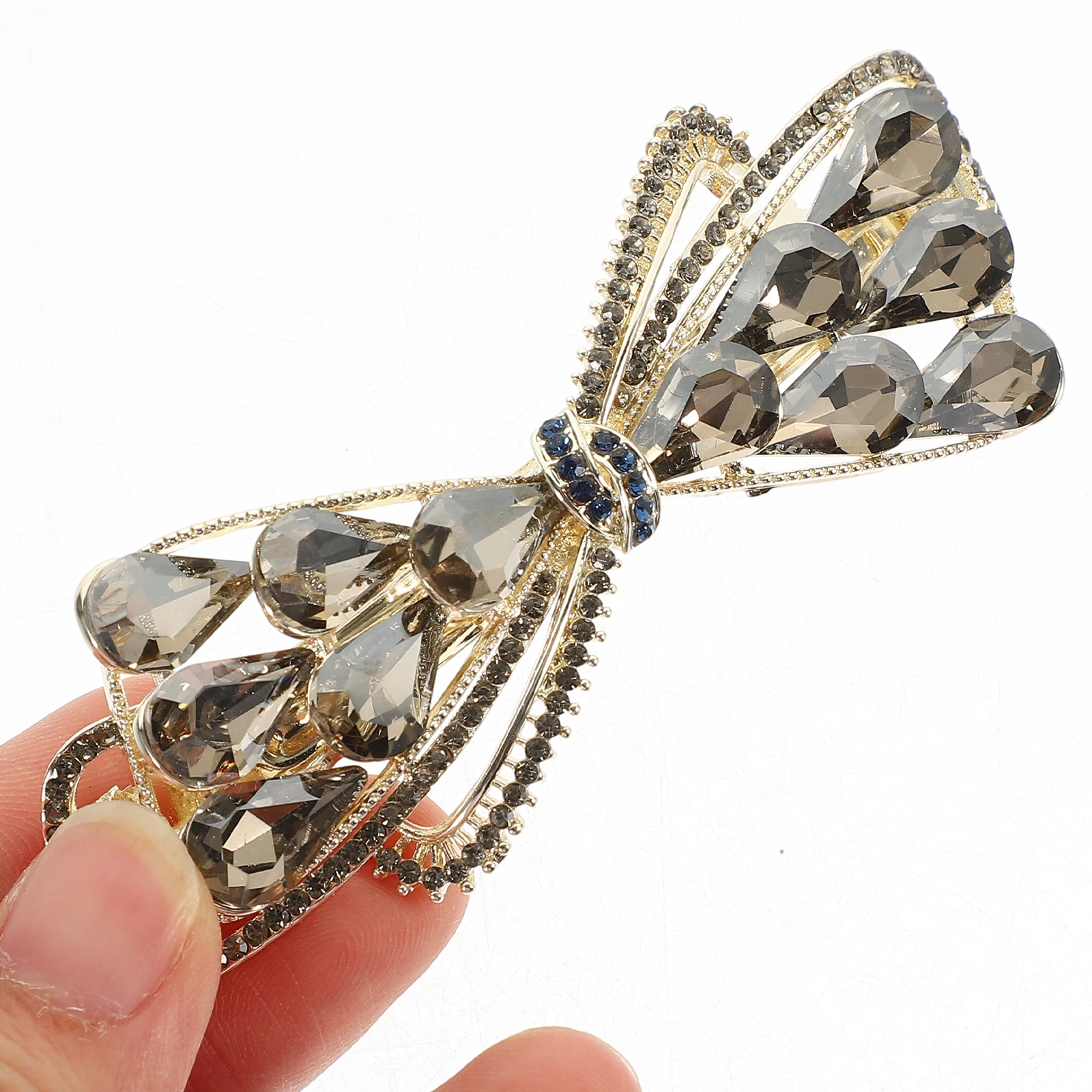 Rhinestone Hair Clips Women Bridal Accessories Spring Barrettes Wedding Korean Shiny Metal Long Life Hair Decorations
Rhinestone Hair Clips Women Bridal Accessories Spring Barrettes Wedding Korean Shiny Metal Long Life Hair Decorations