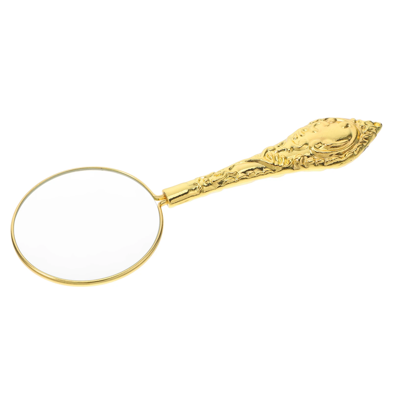 Embossed Metal Handle Magnifying Glass Handheld Optical Reader for Jewelry Coin Craft Inspection Lightweight Portable
Embossed Metal Handle Magnifying Glass Handheld Optical Reader for Jewelry Coin Craft Inspection Lightweight Portable