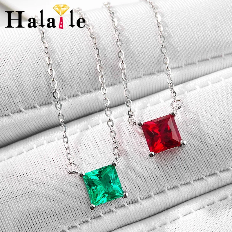 Halaile настоящее серебро S925 1CT культивировать цветной драгоценный камень квадратный кулон ожерелье ювелирные изделия шейная цепочка модный подарок для женщин
Halaile настоящее серебро S925 1CT культивировать цветной драгоценный камень квадратный кулон ожерелье ювелирные изделия шейная цепочка модный подарок для женщин