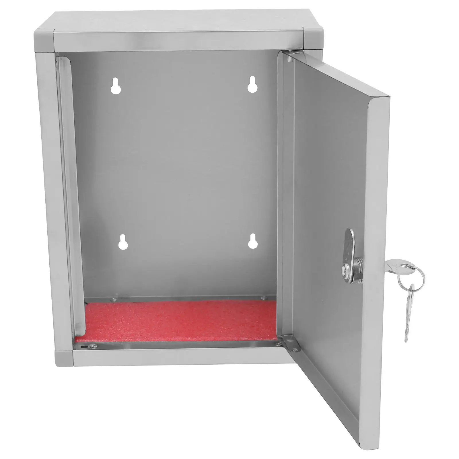 Wall Mounted Mailbox Stainless Steel Storage Box Silver Color Deposit Office Use Suggestion Collect Bin School Mailbox
Wall Mounted Mailbox Stainless Steel Storage Box Silver Color Deposit Office Use Suggestion Collect Bin School Mailbox