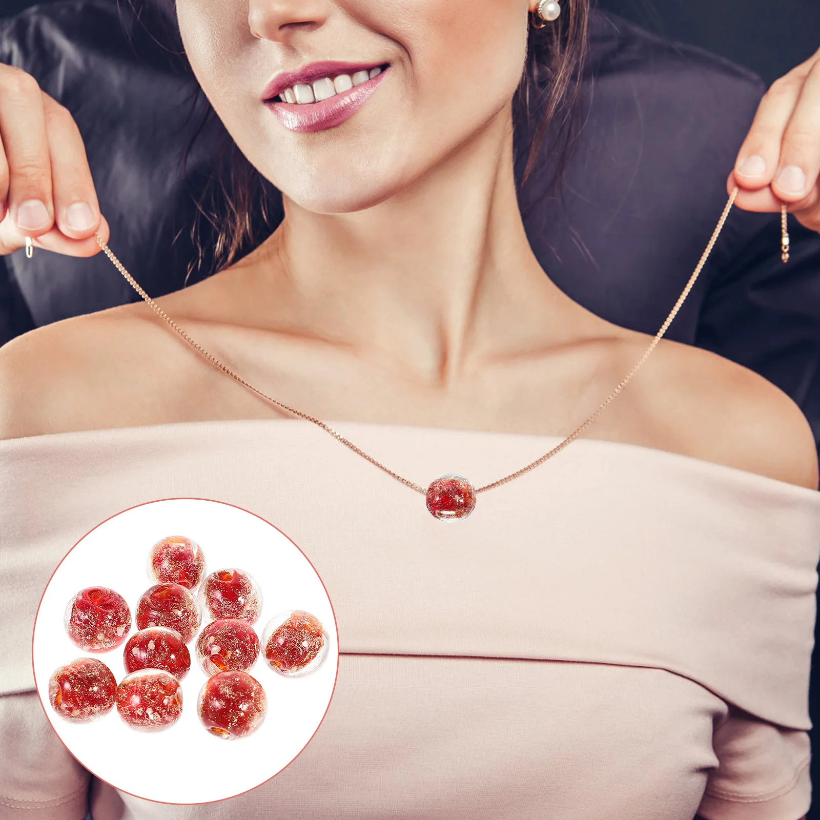 60Pcs Glow in The Beads Small Round Beads for Bracelets Jewelry Making Craft Supplies DIY Accessories
60Pcs Glow in The Beads Small Round Beads for Bracelets Jewelry Making Craft Supplies DIY Accessories