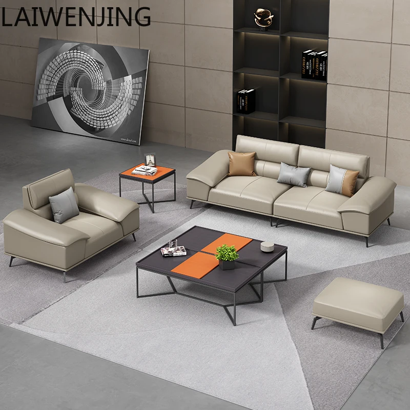 HLZ office sofa coffee table combination simple modern reception area atmosphere President's office sofa
HLZ office sofa coffee table combination simple modern reception area atmosphere President's office sofa