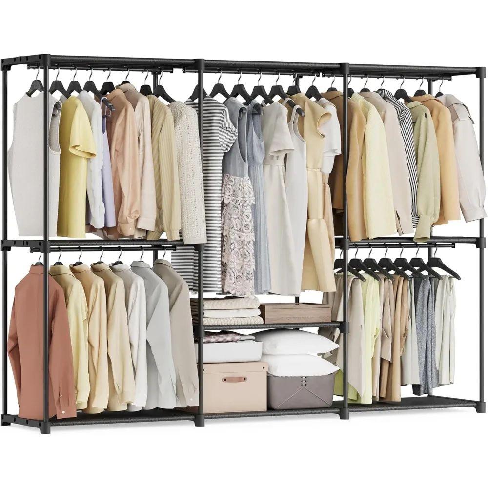 SONGMICS Portable Closet, Freestanding Closet Organizer, Clothes Rack with Shelves, Hanging Rods, Storage Organizer, for Cloakro
SONGMICS Portable Closet, Freestanding Closet Organizer, Clothes Rack with Shelves, Hanging Rods, Storage Organizer, for Cloakro
