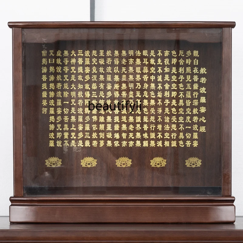 Buddha Statue Dustproof Glass Buddha Shrine Solid Wood Home New Chinese Style Worship Table Living Room Flower Stand
Buddha Statue Dustproof Glass Buddha Shrine Solid Wood Home New Chinese Style Worship Table Living Room Flower Stand