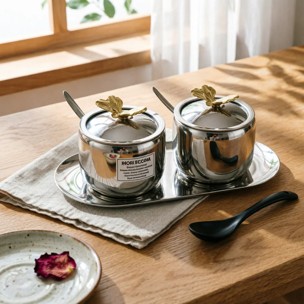 Seasoning Organizer Box with Tray Countertop Condiment Holder with Tray Seasoning Jar with Lid and Spoon Decorative for Kitchen
Seasoning Organizer Box with Tray Countertop Condiment Holder with Tray Seasoning Jar with Lid and Spoon Decorative for Kitchen