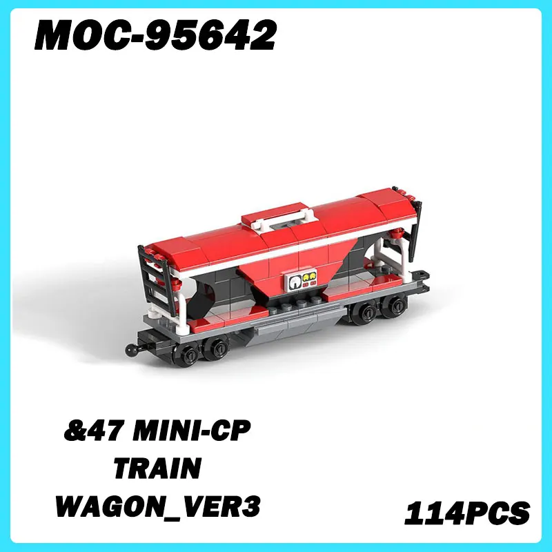 MOC-95642 Building Block Mini Train Series &47 Mini-CP Train Wagon_ver3 Collectible Education Model Brick Toy Xmas Gift 114PCS
MOC-95642 Building Block Mini Train Series &47 Mini-CP Train Wagon_ver3 Collectible Education Model Brick Toy Xmas Gift 114PCS