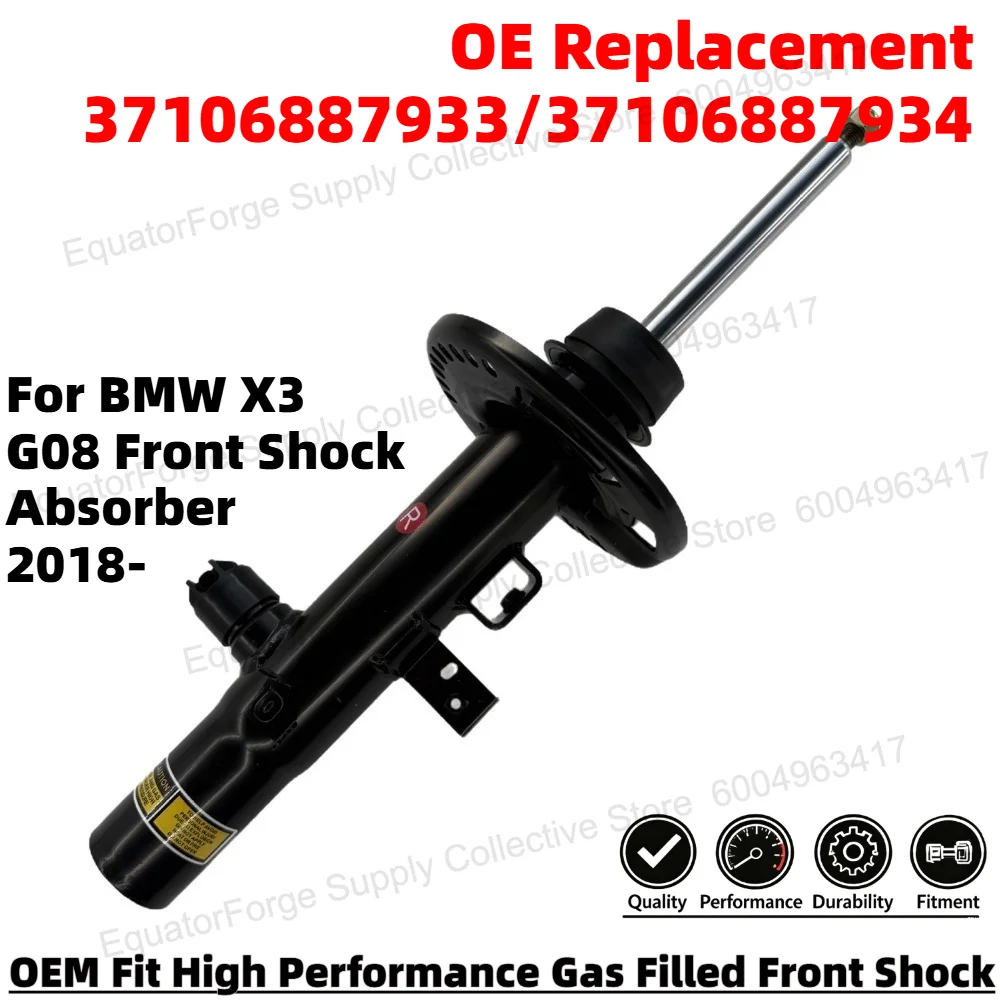 Comfortable Direct Fit High Stability Premium Durable Front Shock Absorber for BMW X3 G08 OE Number 37106887933/37106887934
Comfortable Direct Fit High Stability Premium Durable Front Shock Absorber for BMW X3 G08 OE Number 37106887933/37106887934