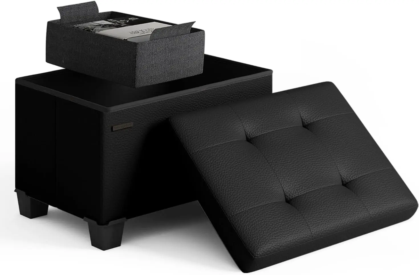 Storage Ottoman Cube With Small Bin, 16-In Square Ottoman With Storage For Living Room And Bedroom, Small Ottomans Foot Rest,
Storage Ottoman Cube With Small Bin, 16-In Square Ottoman With Storage For Living Room And Bedroom, Small Ottomans Foot Rest,