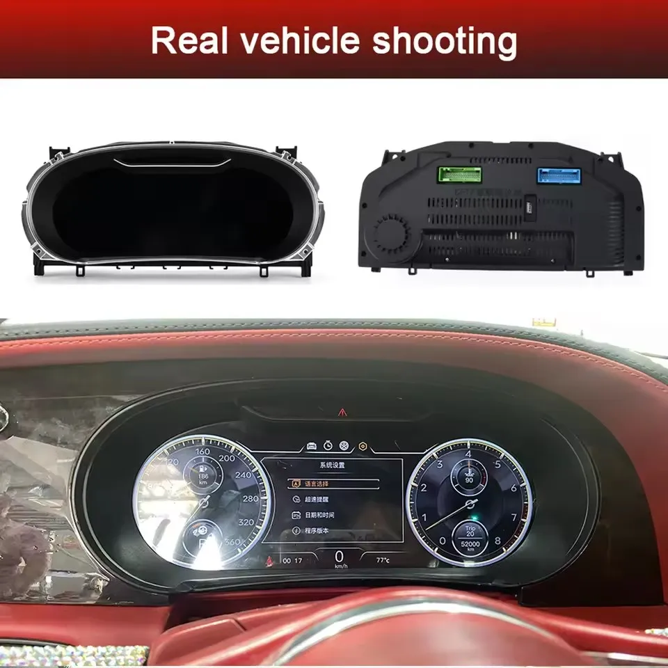 Digital Cluster For Bentley Bentayga 2005 2006 2007 2008 2009-2019 Dashboard Virtual Cockpit Instrument Auto Speed Meter Screen
Digital Cluster For Bentley Bentayga 2005 2006 2007 2008 2009-2019 Dashboard Virtual Cockpit Instrument Auto Speed Meter Screen
